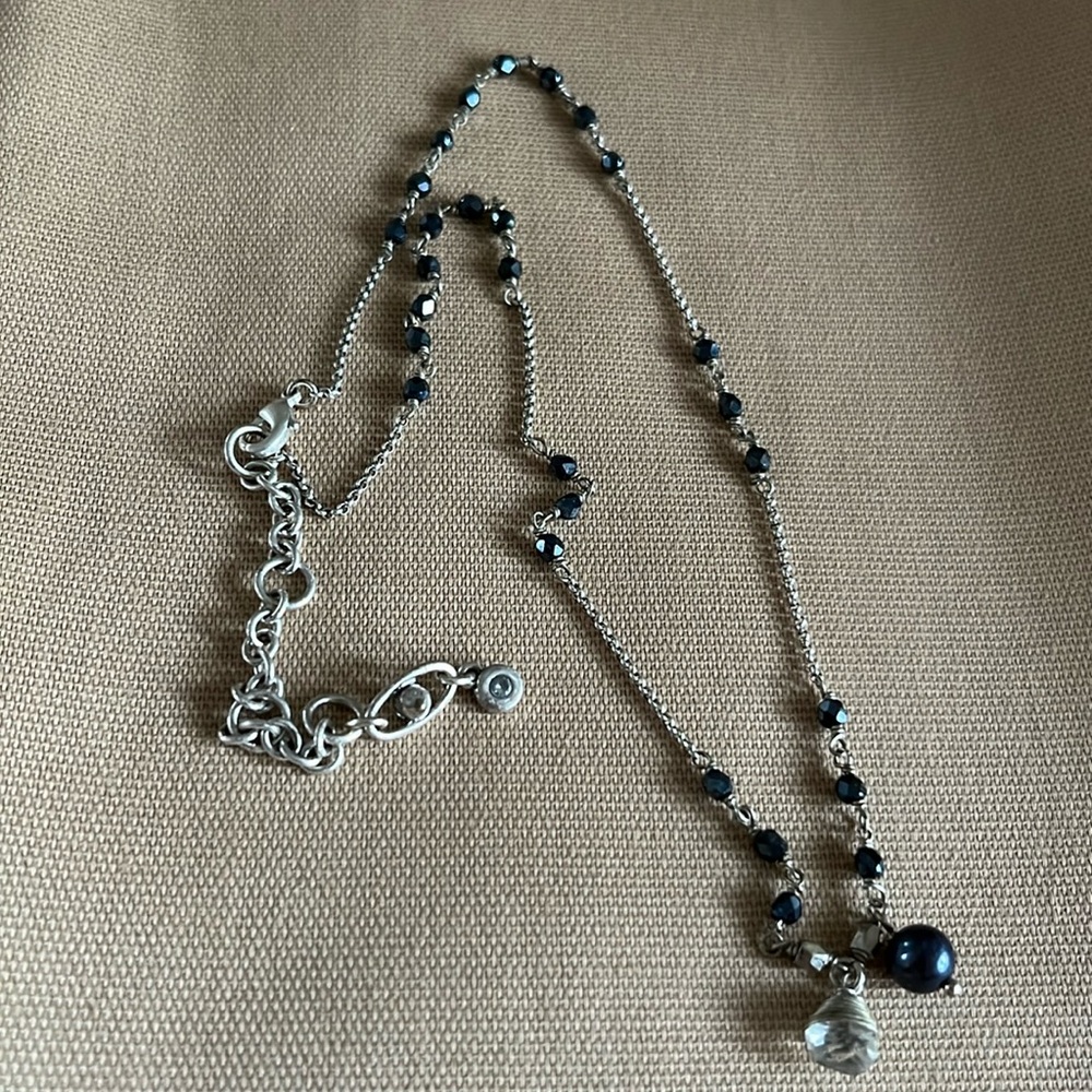 Cabi Jet Charm Necklace